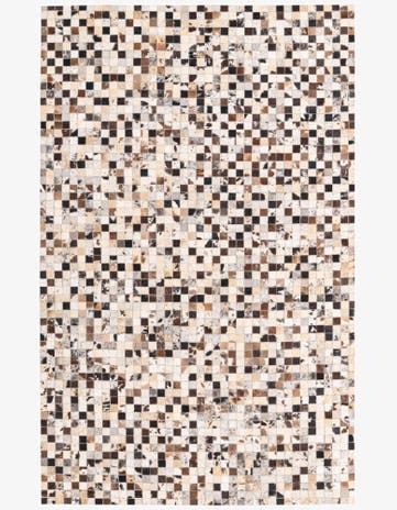 5' 1 x 8' Cowhide Rug