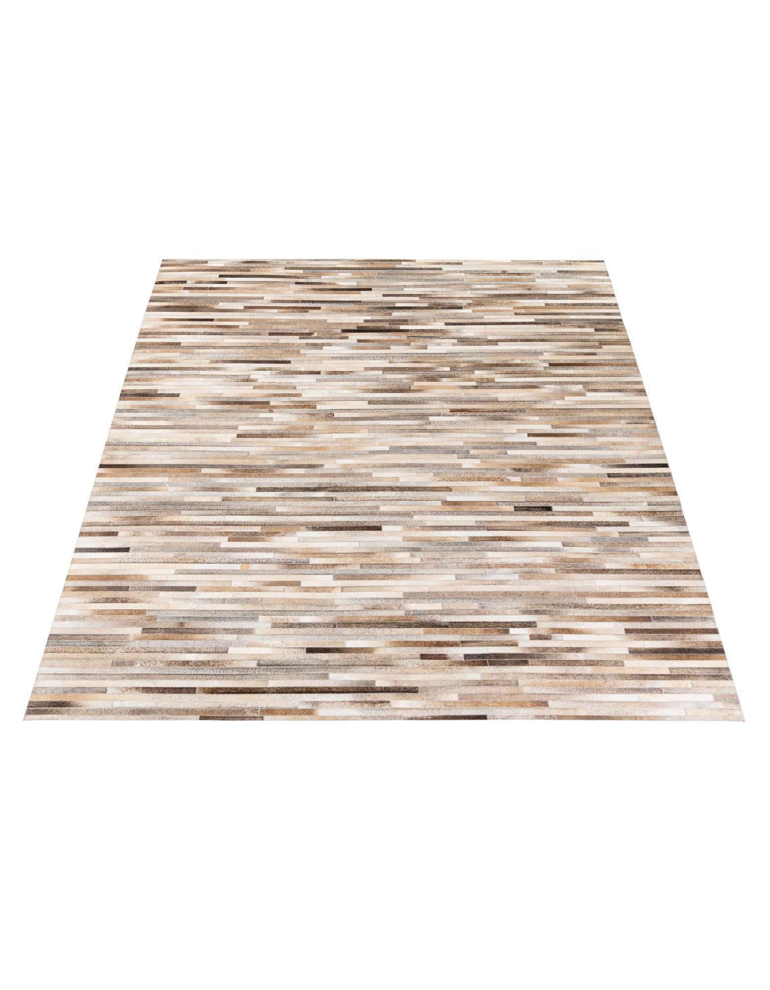7' 11 x 9' 10 Cowhide Stocks Rug