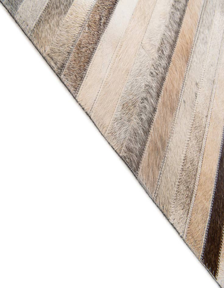 Detail image of 7' 11 x 9' 10 Cowhide Stocks Rug