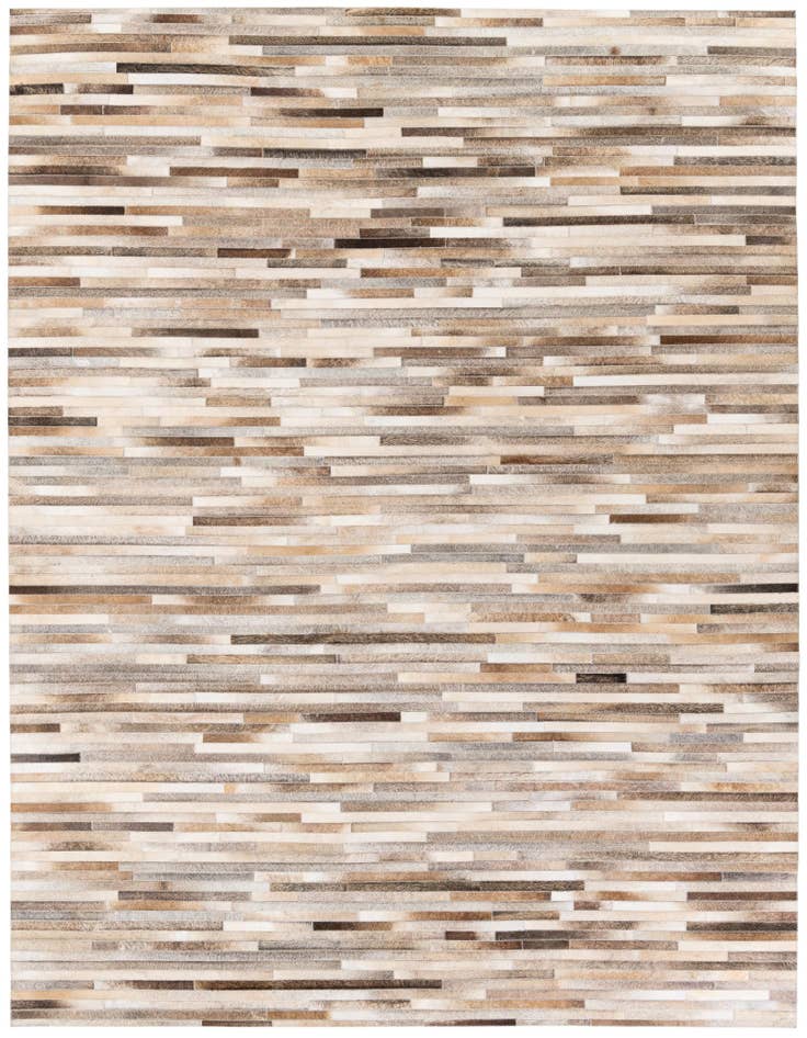Detail image of 7' 11 x 9' 10 Cowhide Stocks Rug