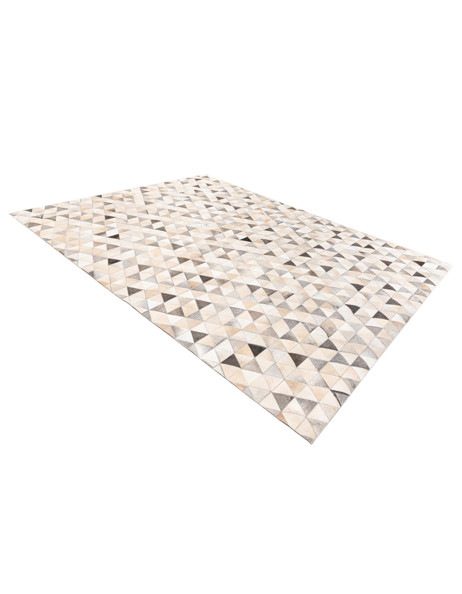 7' 11 x 10' Cowhide Stocks Rug