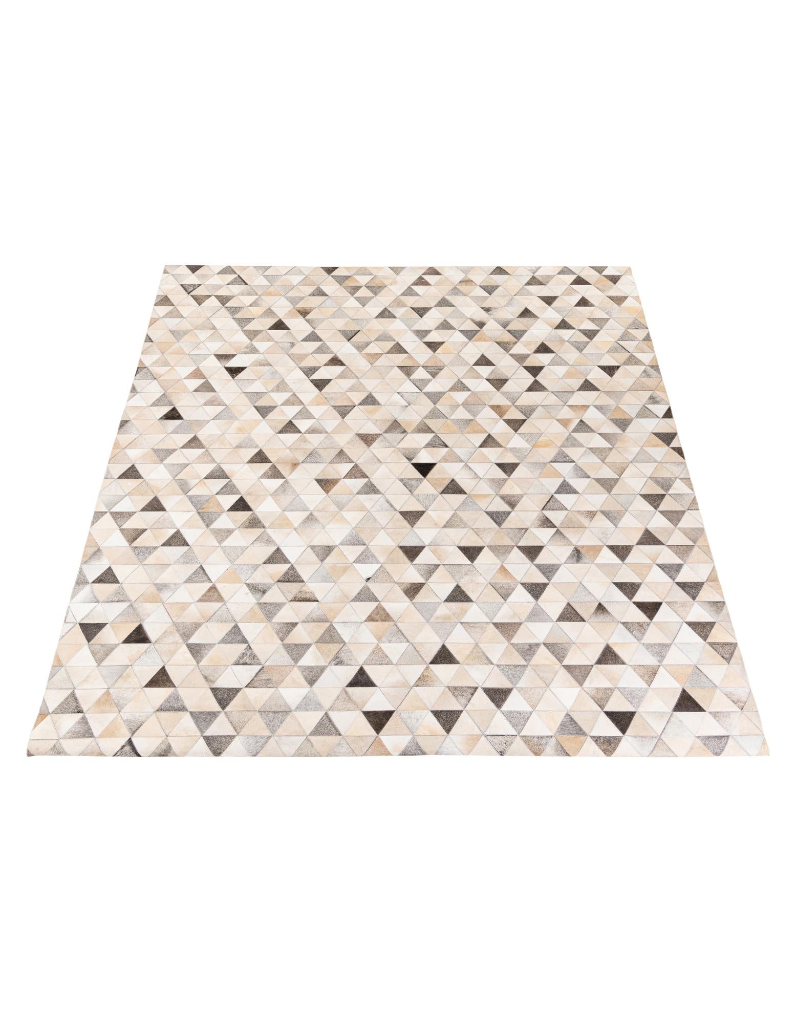 7' 11 x 10' Cowhide Stocks Rug
