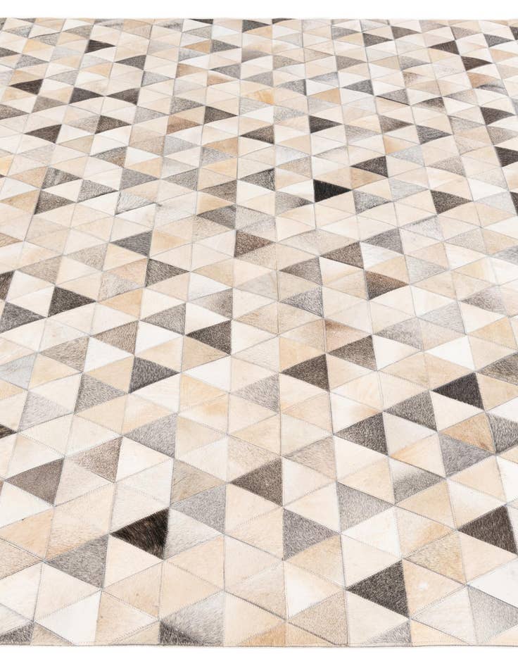 Detail image of 7' 11 x 10' Cowhide Stocks Rug