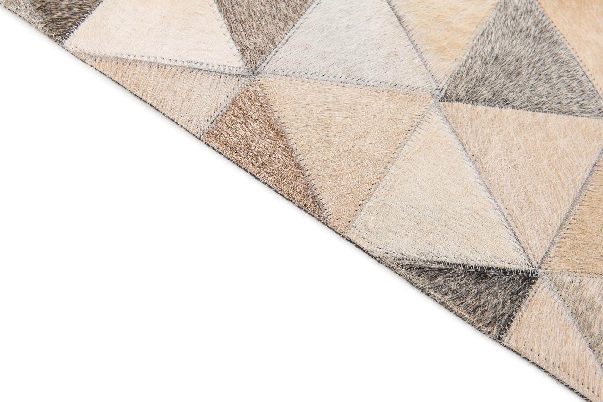 7' 11 x 10' Cowhide Stocks Rug