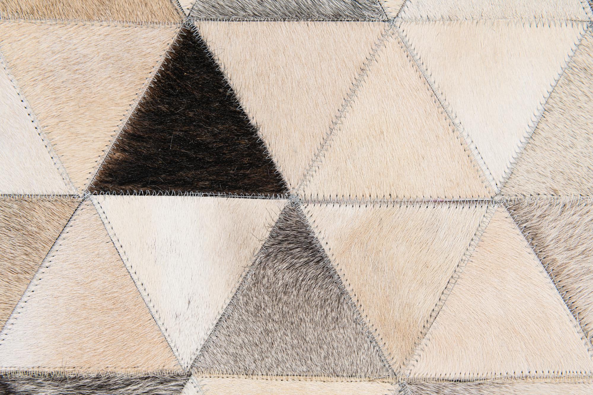 7' 11 x 10' Cowhide Stocks Rug