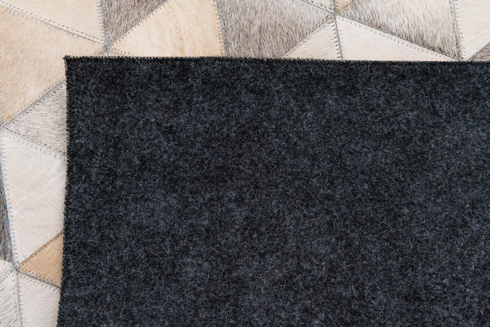 7' 11 x 10' Cowhide Stocks Rug
