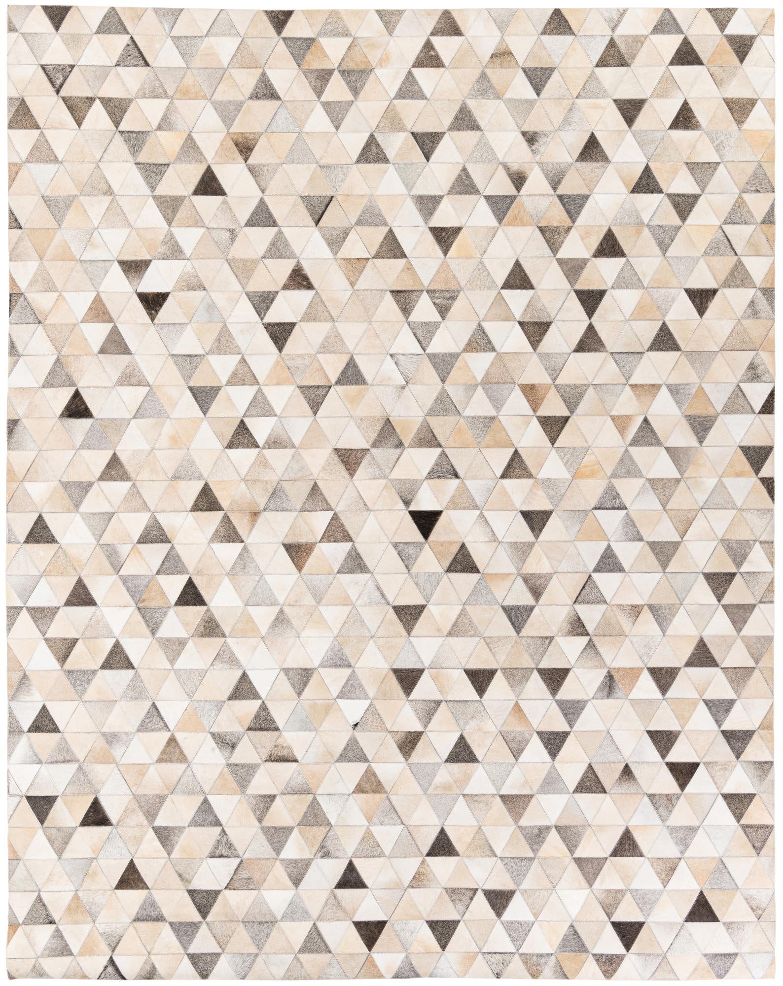 7' 11 x 10' Cowhide Stocks Rug