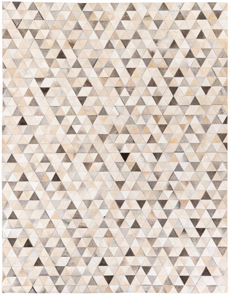 Detail image of 7' 11 x 10' Cowhide Stocks Rug