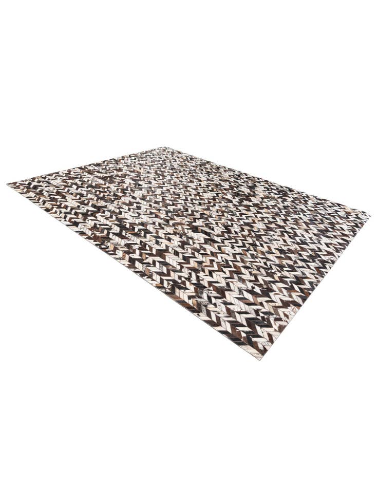 Detail image of 7' 7 x 9' 11 Cowhide Stocks Rug