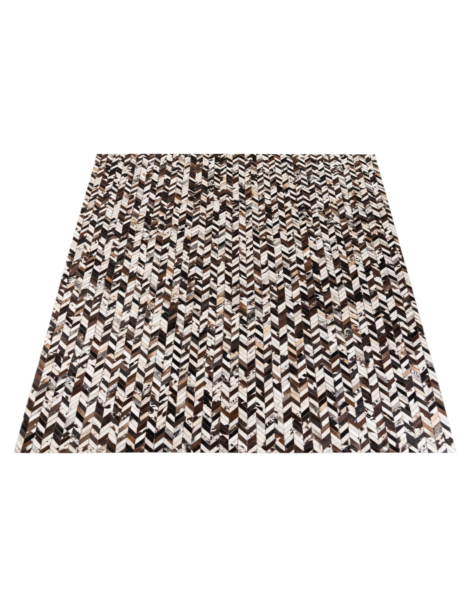 7' 7 x 9' 11 Cowhide Stocks Rug
