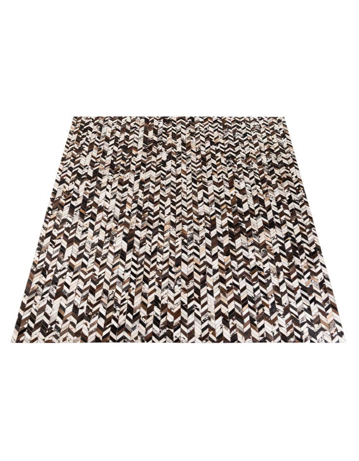 Detail image of 7' 7 x 9' 11 Cowhide Stocks Rug