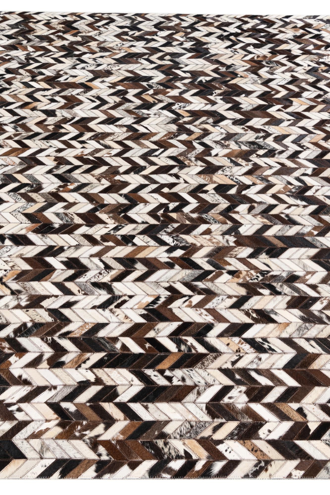 7' 7 x 9' 11 Cowhide Stocks Rug