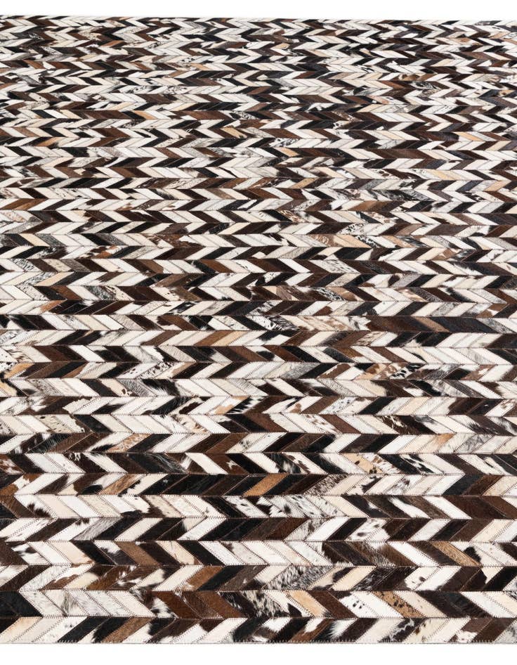 Detail image of 7' 7 x 9' 11 Cowhide Stocks Rug