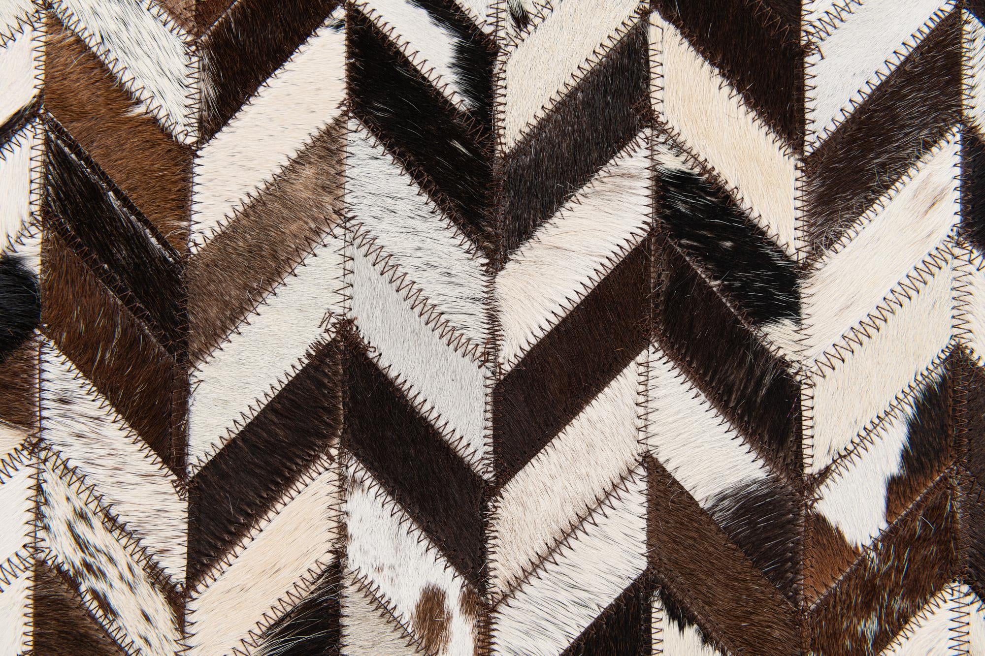 7' 7 x 9' 11 Cowhide Stocks Rug