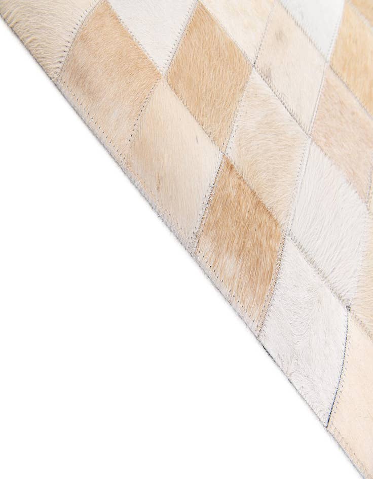 Detail image of 8' 1 x 9' 9 Cowhide Stocks Rug