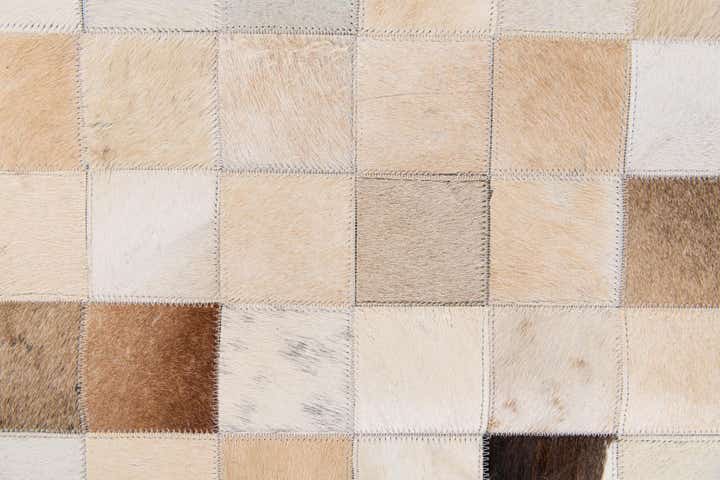 8' 1 x 9' 9 Cowhide Stocks Rug