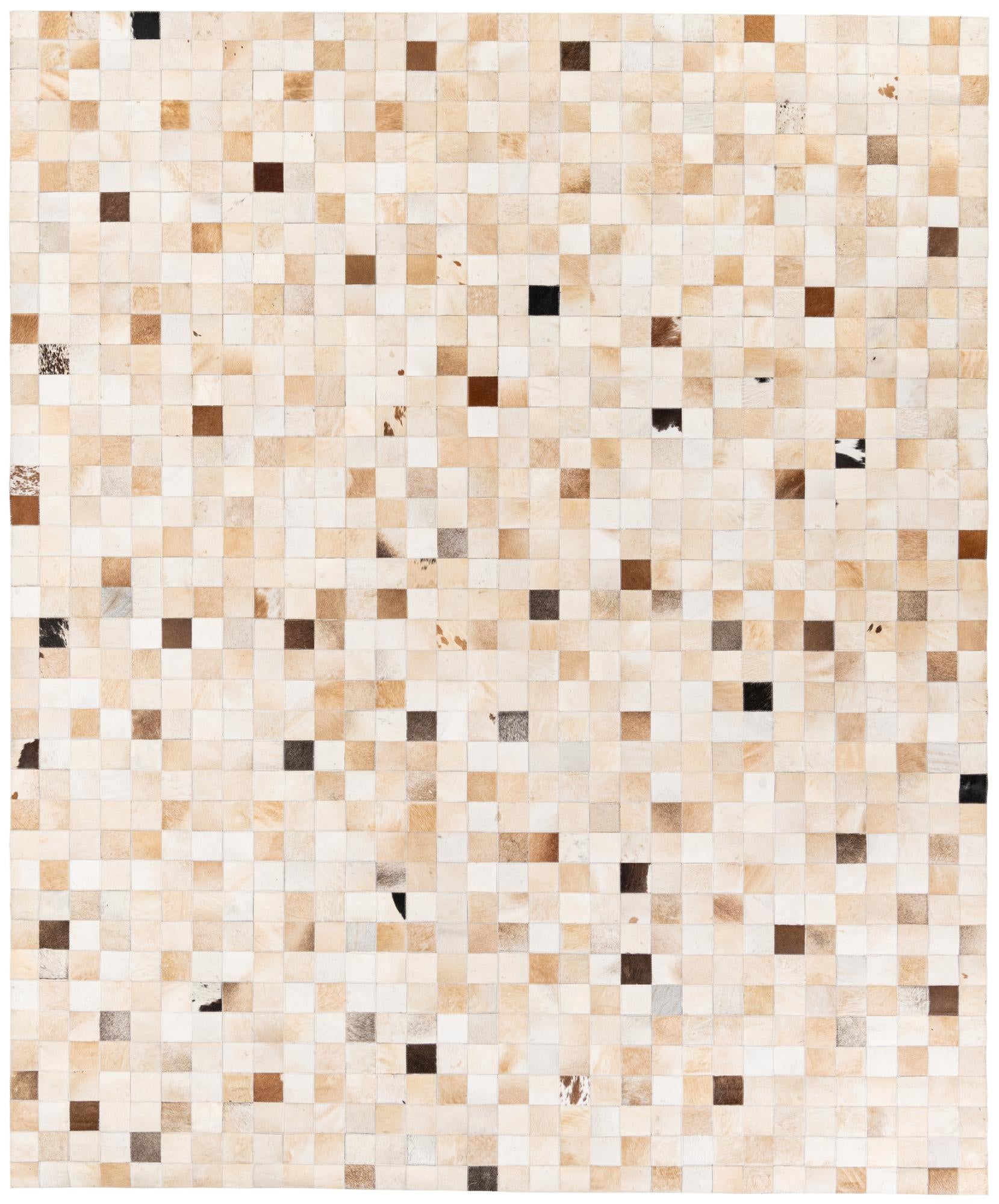 8' 1 x 9' 9 Cowhide Stocks Rug