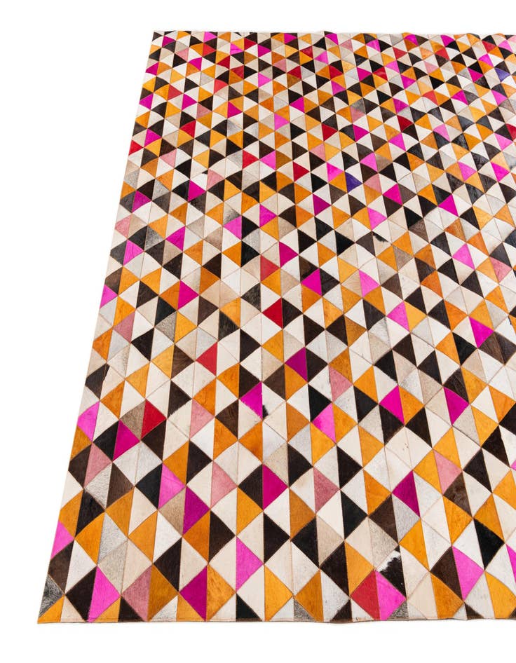 Detail image of 8' x 10' 1 Cowhide Stocks Rug