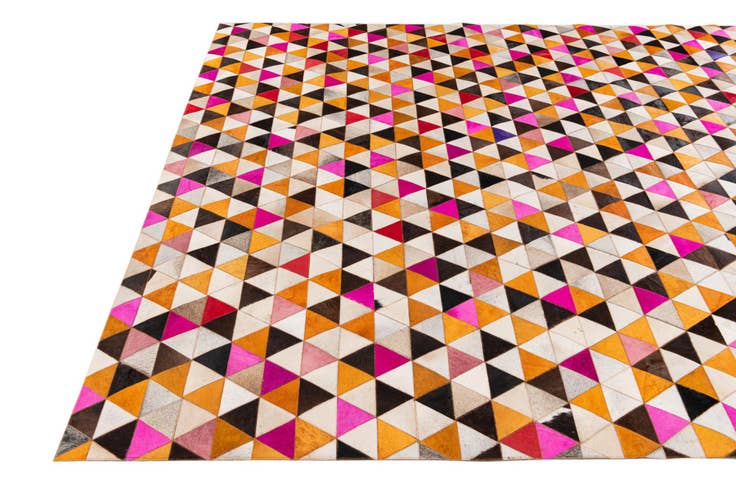 Detail image of 8' x 10' 1 Cowhide Stocks Rug