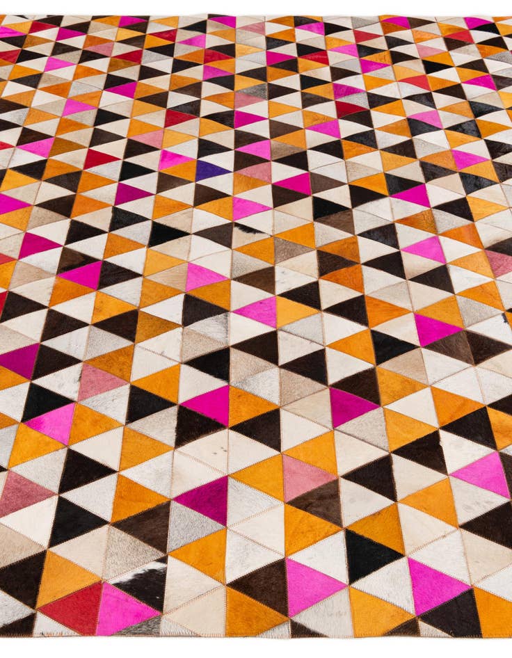 Detail image of 8' x 10' 1 Cowhide Stocks Rug