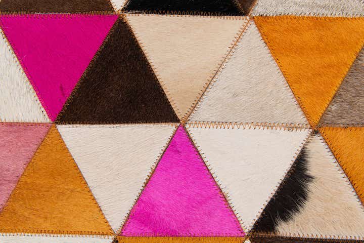 8' x 10' 1 Cowhide Stocks Rug