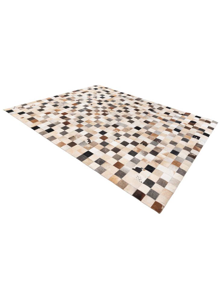 Detail image of 8' x 9' 11 Cowhide Stocks Rug