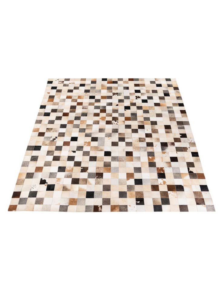 Detail image of 8' x 9' 11 Cowhide Stocks Rug