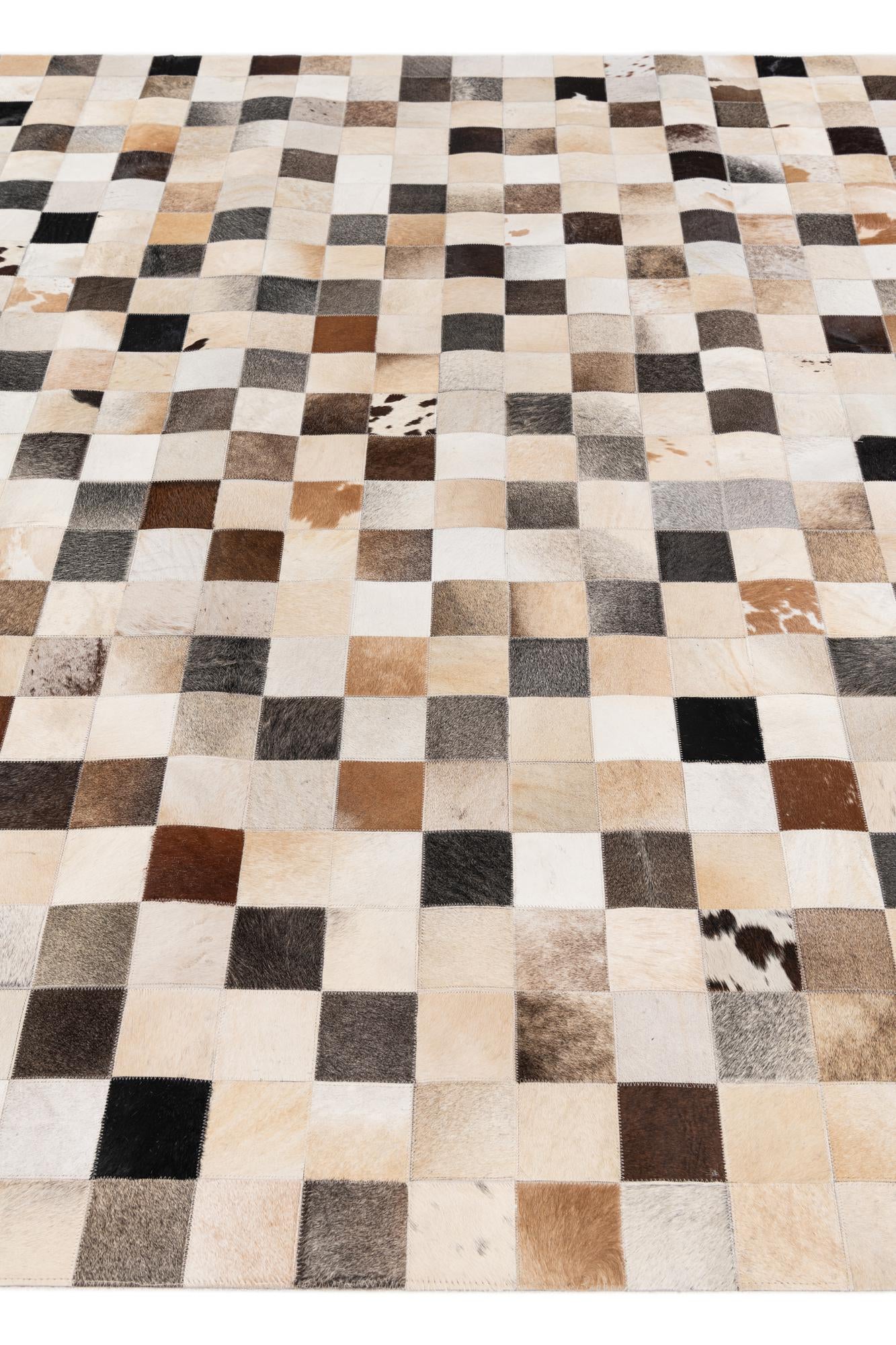8' x 9' 11 Cowhide Stocks Rug