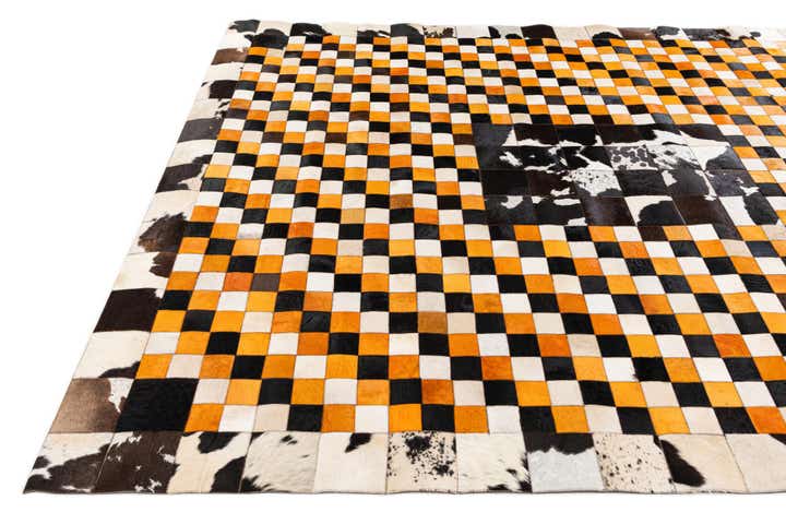 8' x 10' Cowhide Stocks Rug