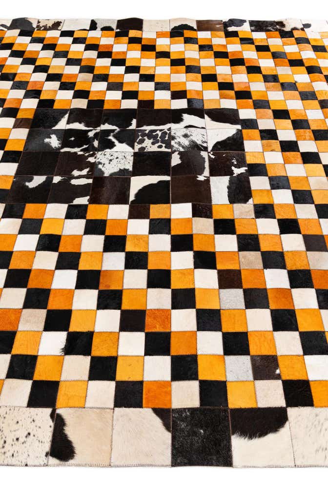 8' x 10' Cowhide Stocks Rug