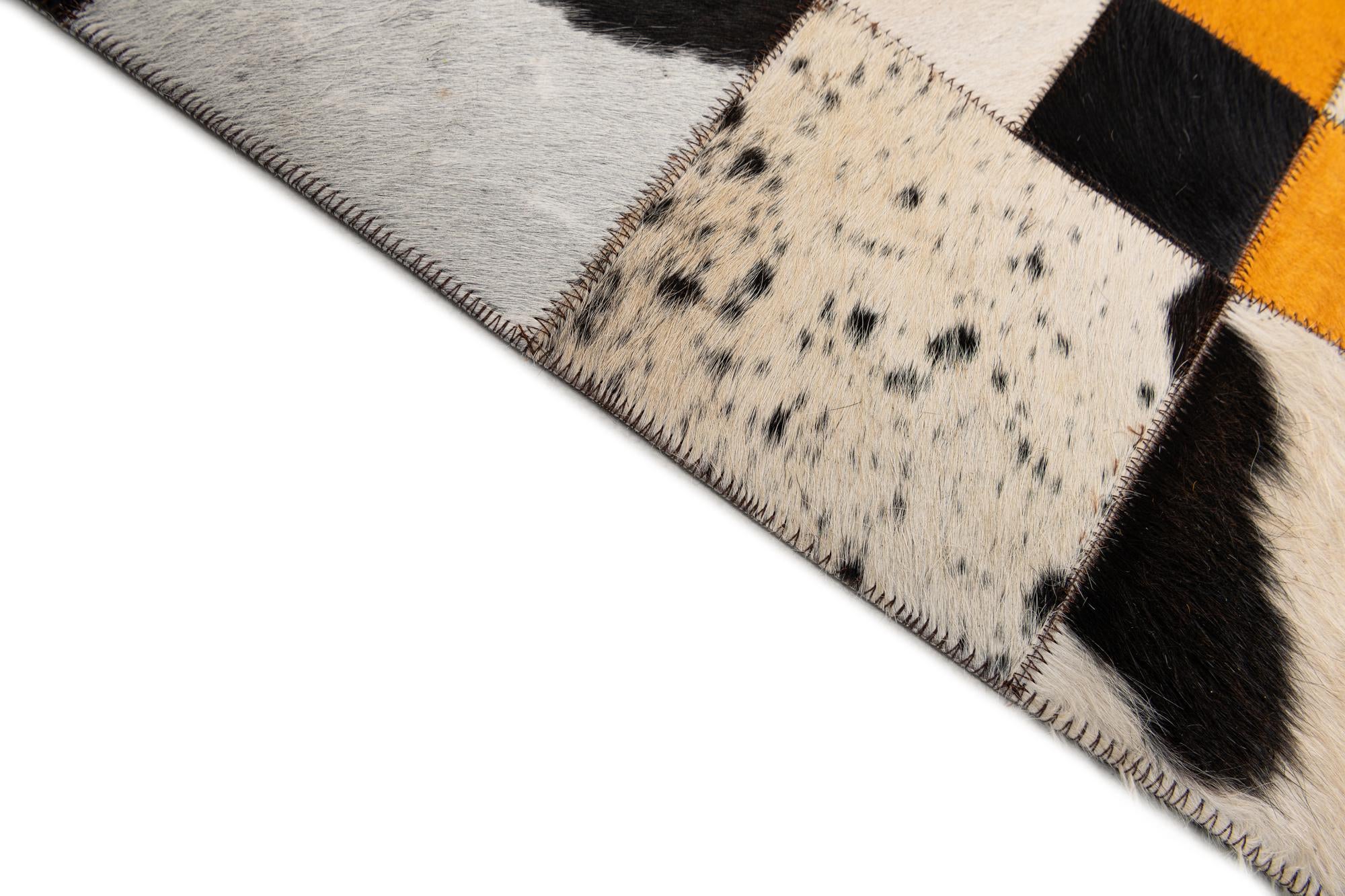 8' x 10' Cowhide Stocks Rug