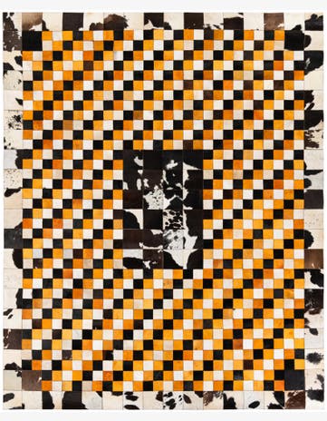 8' x 10' Cowhide Stocks Rug