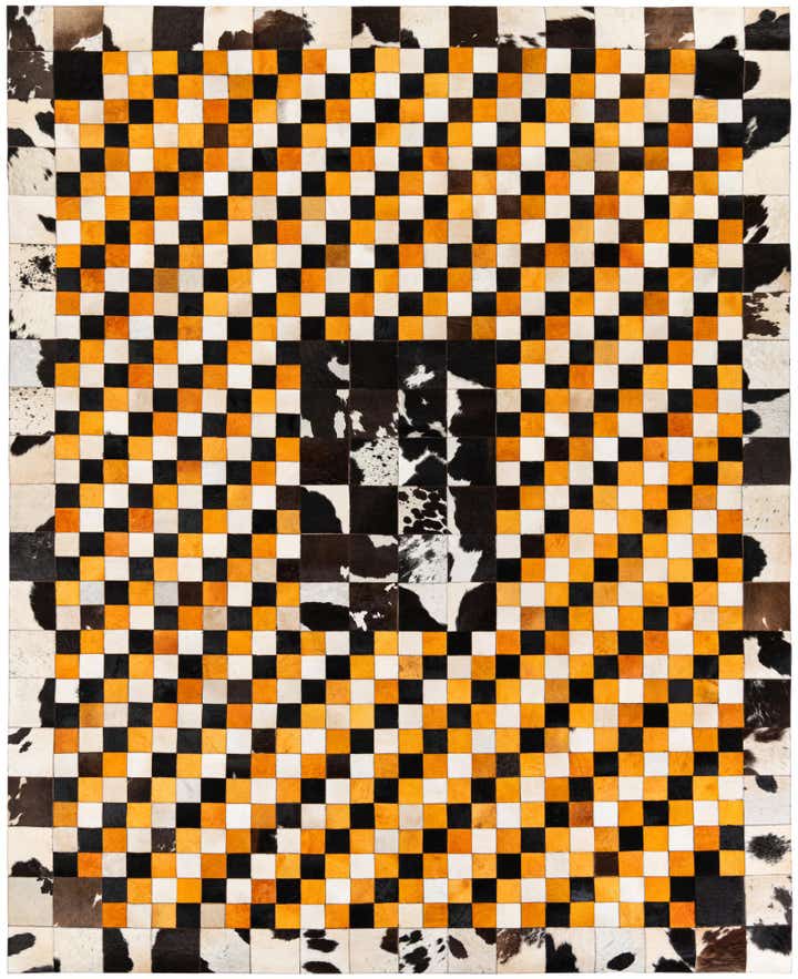 8' x 10' Cowhide Stocks Rug