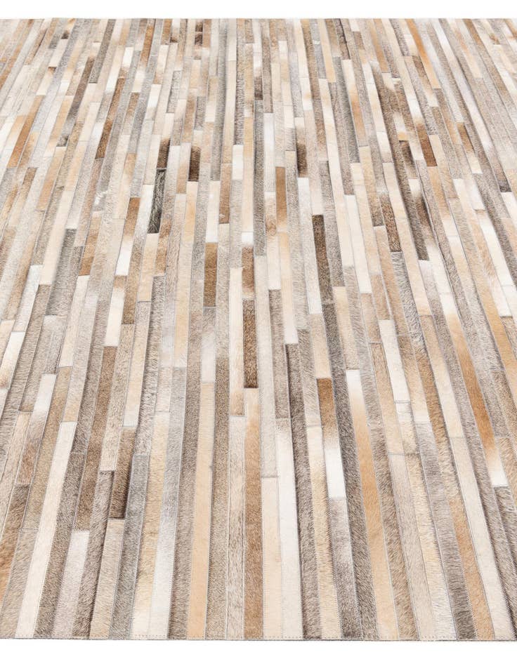 Detail image of 8' x 9' 11 Cowhide Stocks Rug