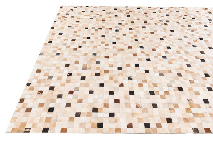Detail image of 8' 2 x 9' 11 Cowhide Stocks Rug