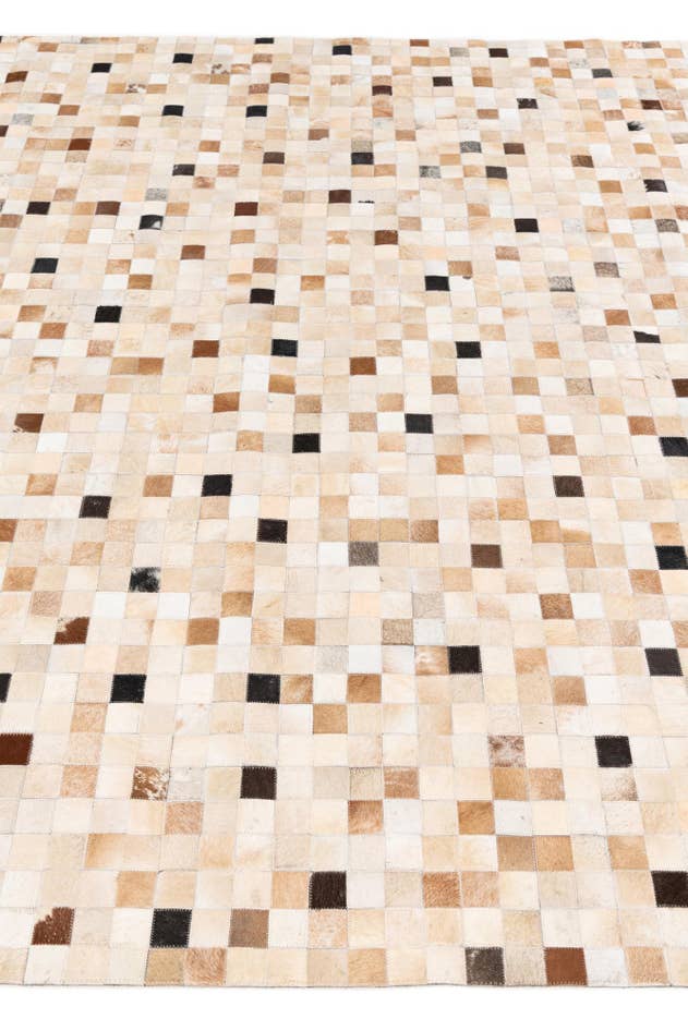 Detail image of 8' 2 x 9' 11 Cowhide Stocks Rug