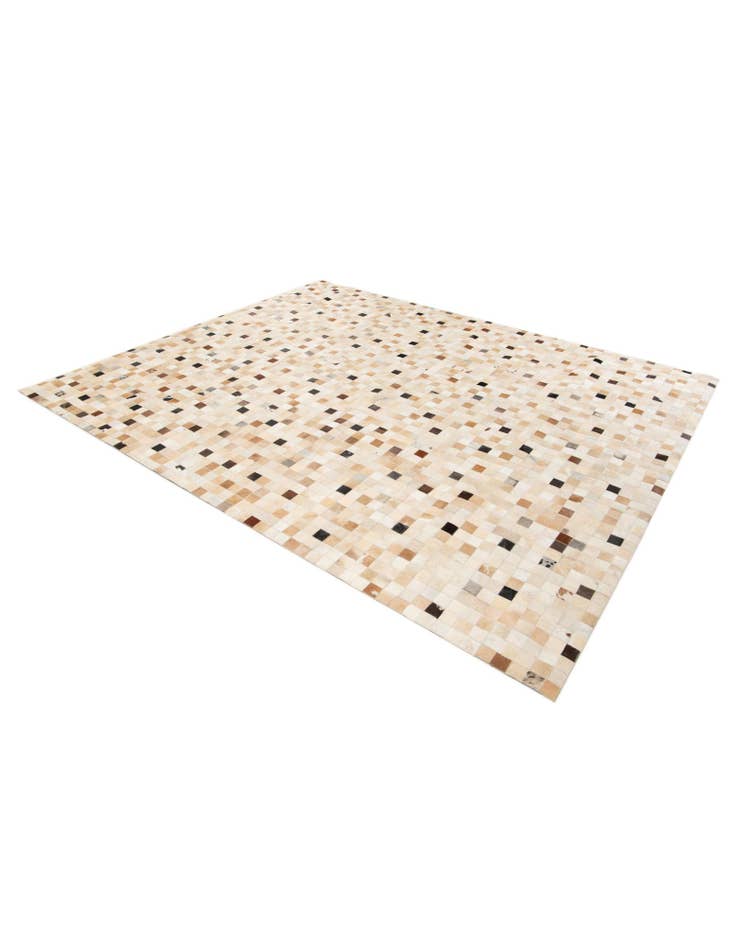 Detail image of 8' x 9' 9 Cowhide Stocks Rug