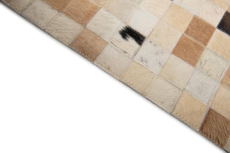 Detail image of 8' x 9' 9 Cowhide Stocks Rug