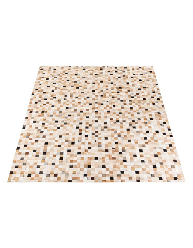 Detail image of 7' 11 x 9' 10 Cowhide Stocks Rug