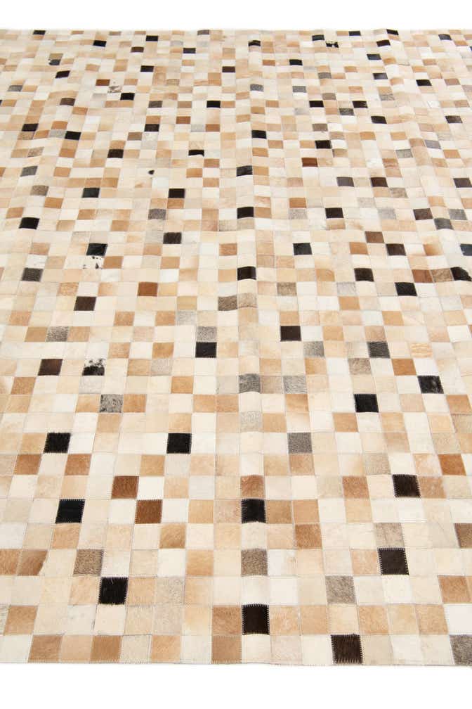 7' 11 x 9' 10 Cowhide Stocks Rug