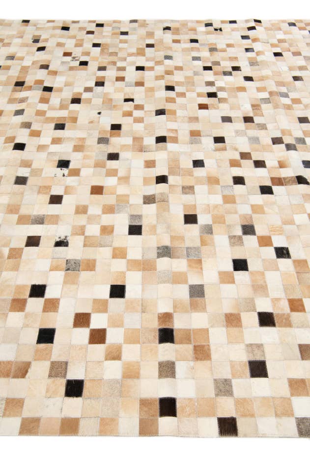 Detail image of 7' 11 x 9' 10 Cowhide Stocks Rug