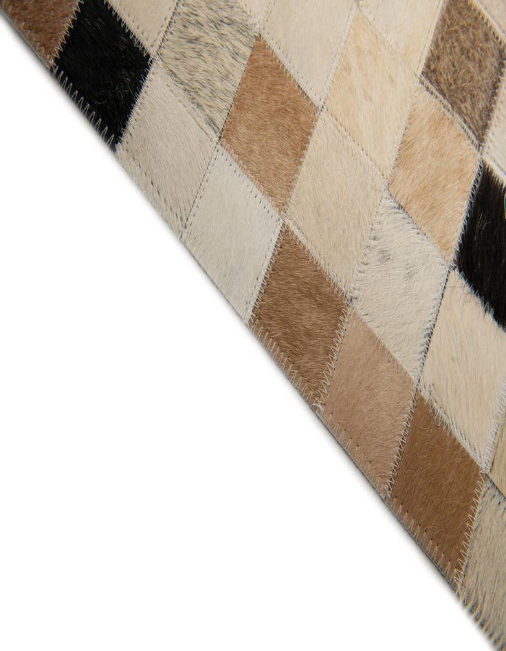 Detail image of 7' 11 x 9' 10 Cowhide Stocks Rug