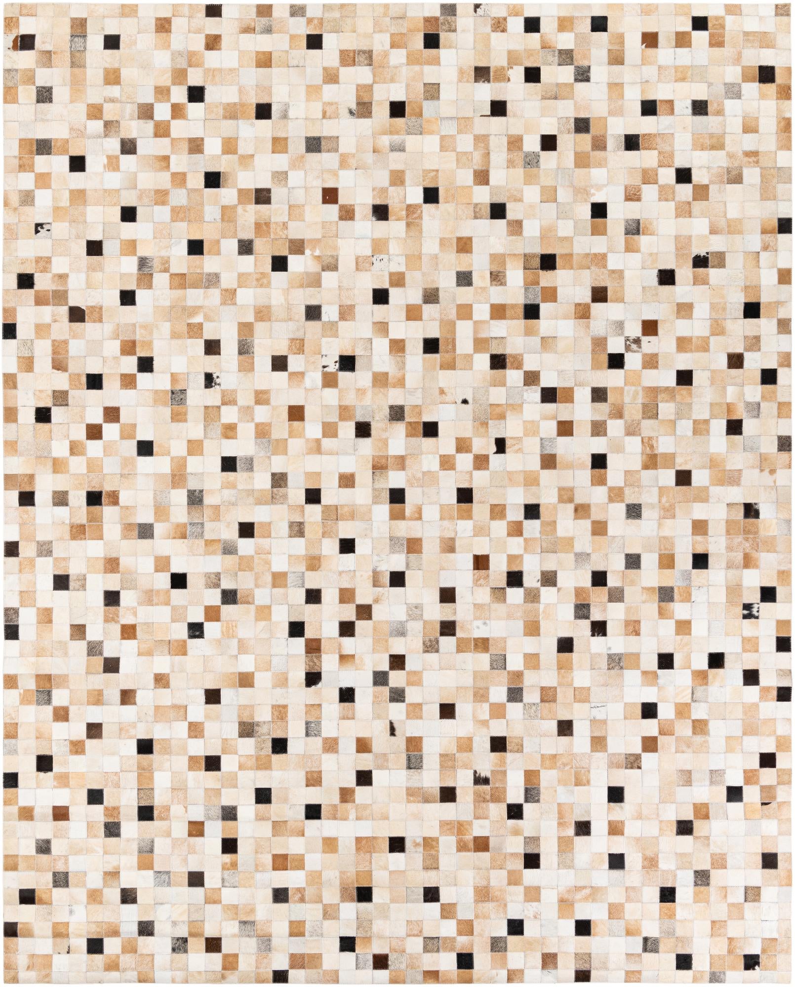7' 11 x 9' 10 Cowhide Stocks Rug