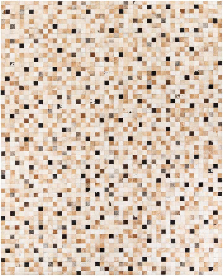 7' 11 x 9' 10 Cowhide Stocks Rug