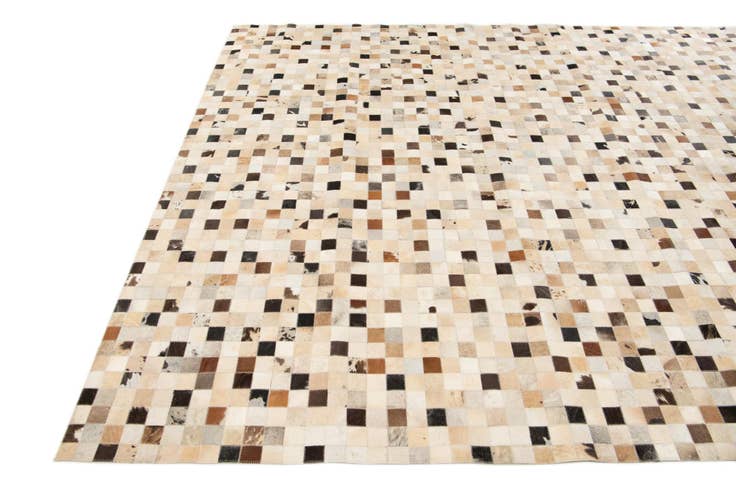 Detail image of 8' x 9' 11 Cowhide Stocks Rug