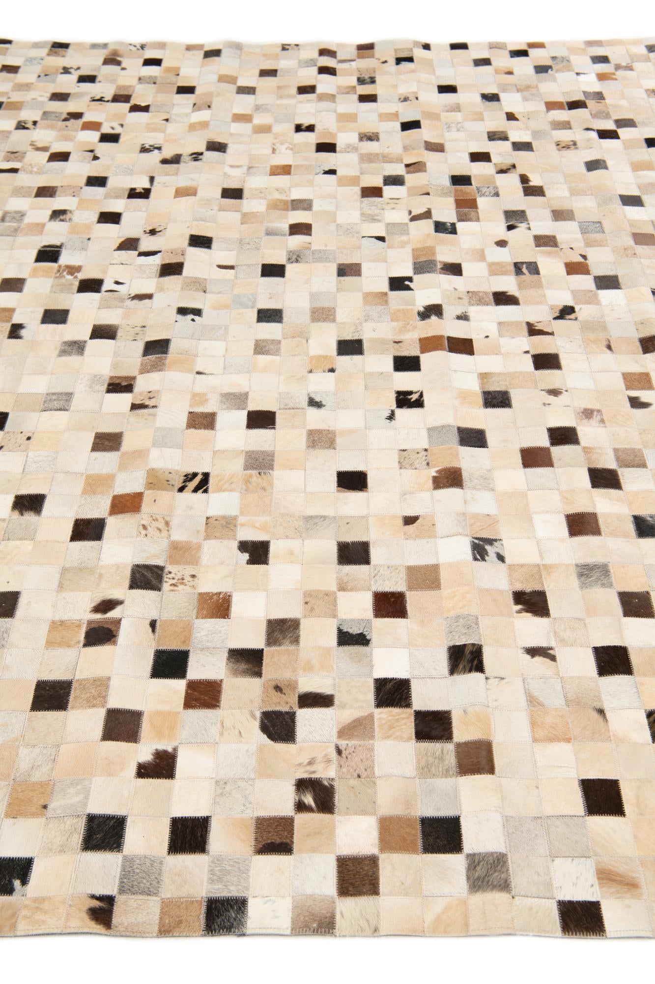 8' x 9' 11 Cowhide Stocks Rug
