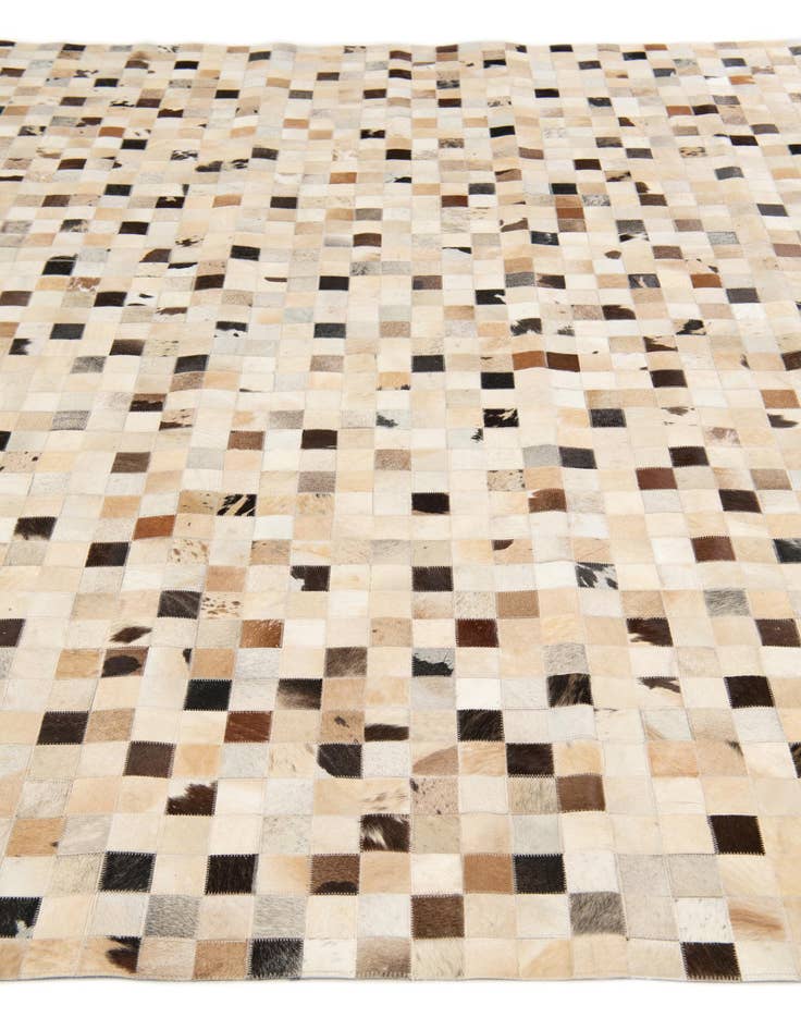 Detail image of 8' x 9' 11 Cowhide Stocks Rug