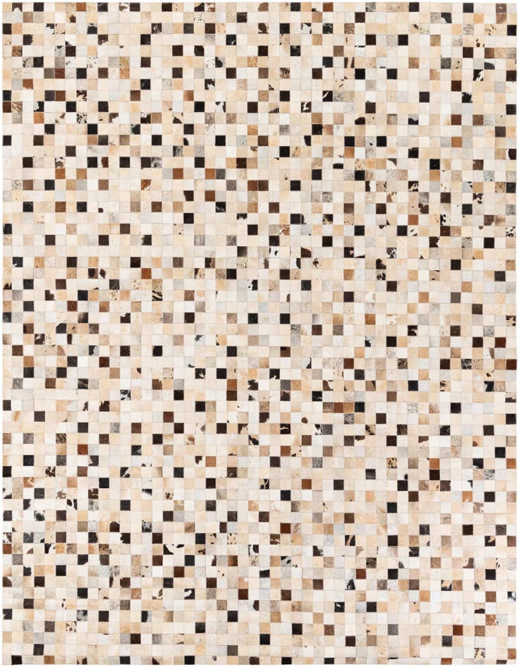 Detail image of 8' x 9' 11 Cowhide Stocks Rug