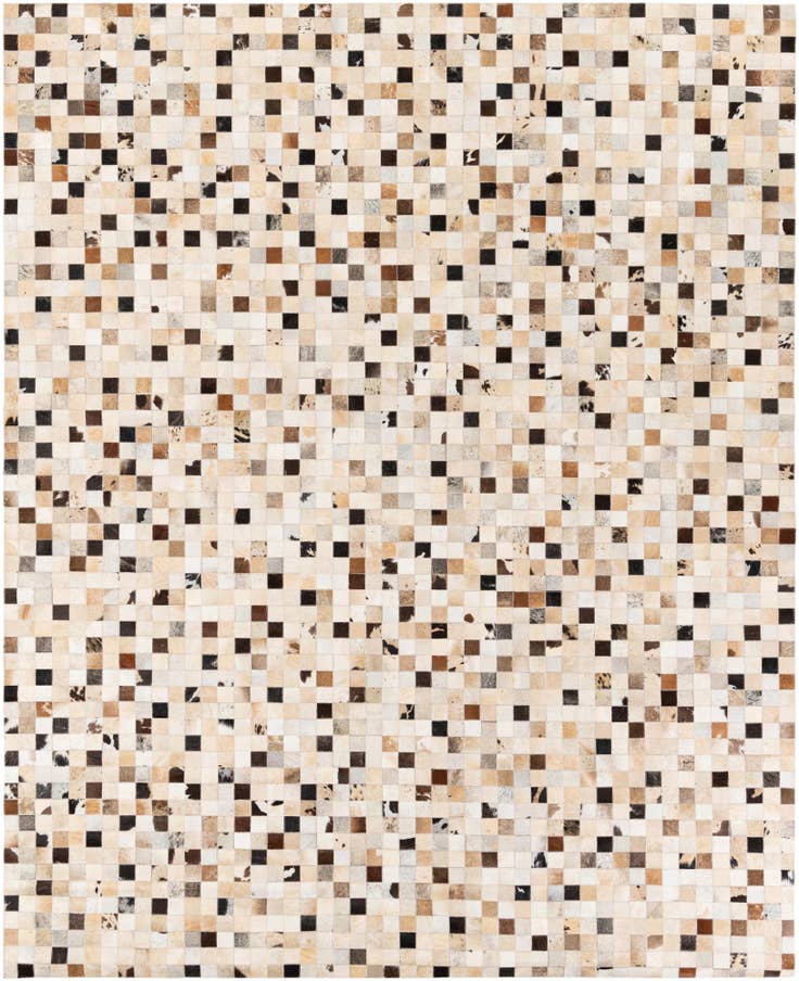 Detail image of 8' x 9' 11 Cowhide Stocks Rug