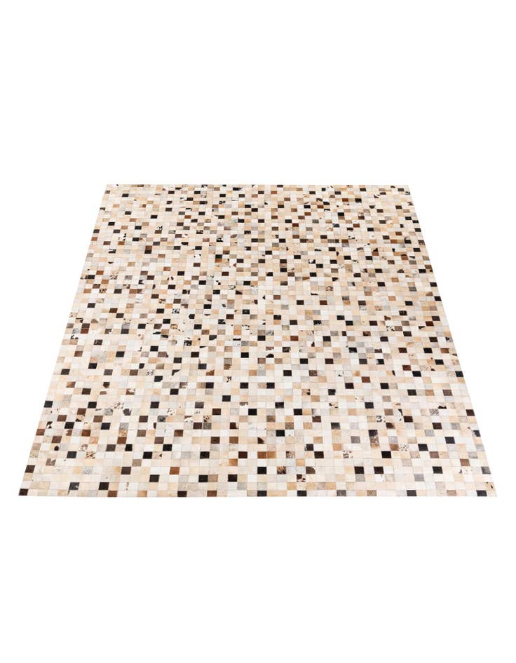 Detail image of 8' 1 x 9' 11 Cowhide Stocks Rug